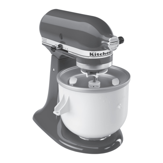 KitchenAid 5KICA0WH Mode D'emploi