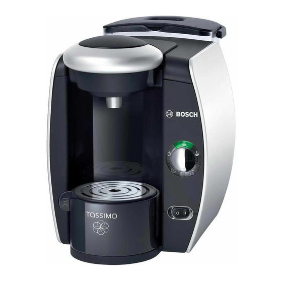 Bosch Tassimo TAS 40 Serie Mode D'emploi