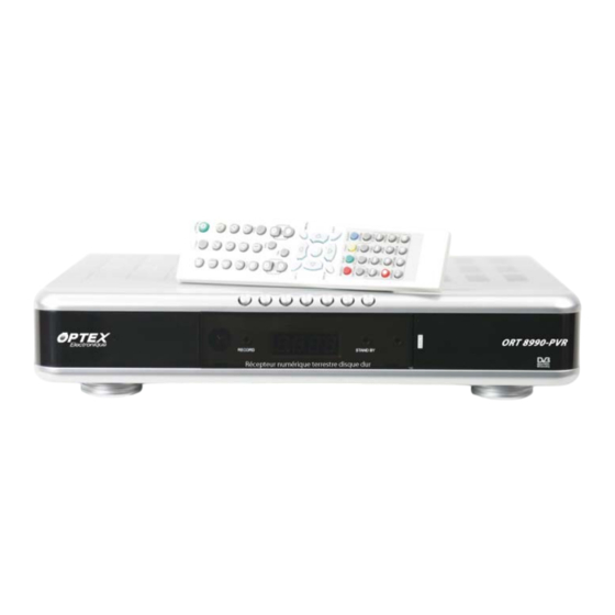 Optex ORT 8990-PVR Manuel D'utilisation