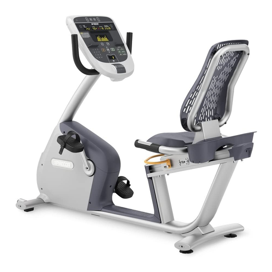 Precor RBK 615 Manuels