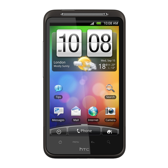 HTC Desire HD Guide De L'utilisateur