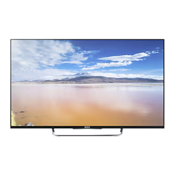 Sony BRAVIA KDL-55W807B Guide De Référence