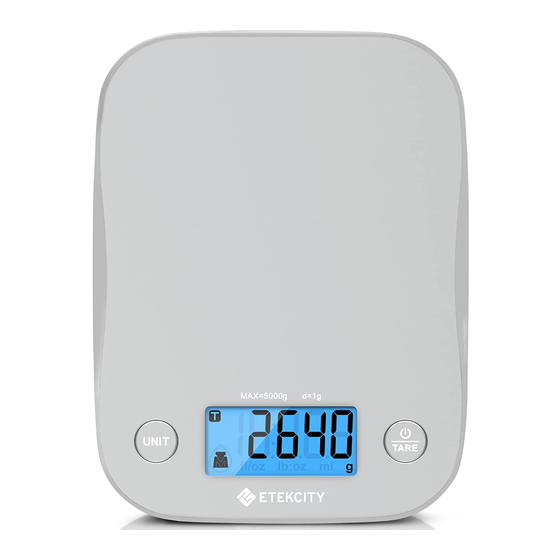 Etekcity EK8060 Mode D'emploi