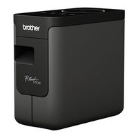 Brother P-Touch P750W Guide Utilisateur En Ligne