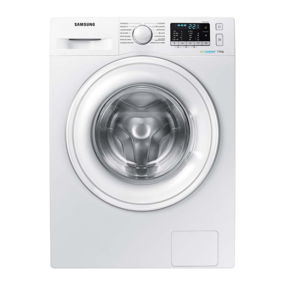 Samsung WW70J5555DW Manuel D'utilisation