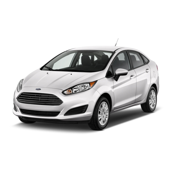 Ford FIESTA 2014 Manuel Du Propriétaire