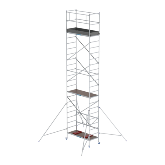 Altrex RS TOWER 34 Manuel D'utilisation