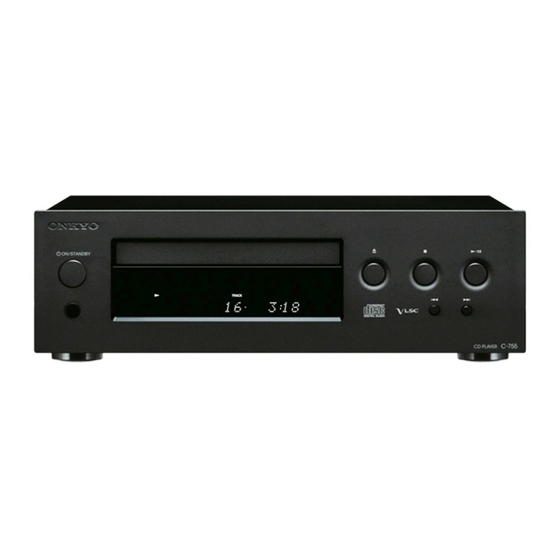 Onkyo C-755 Manuel D'instructions