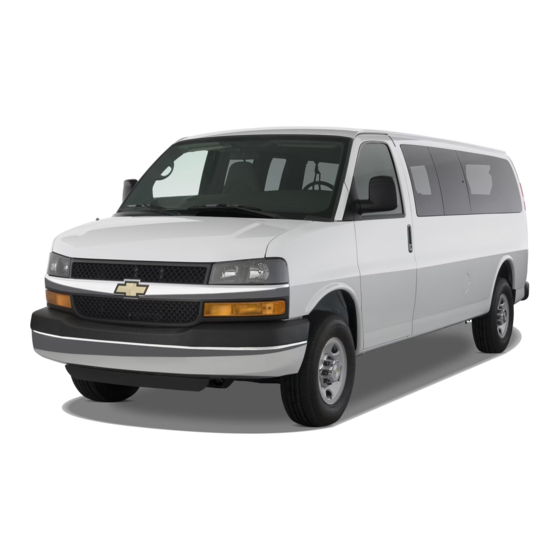 Chevrolet Express 2015 Manuels