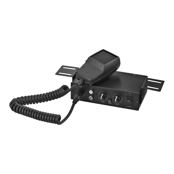 Monacor PA-102 Mode D'emploi