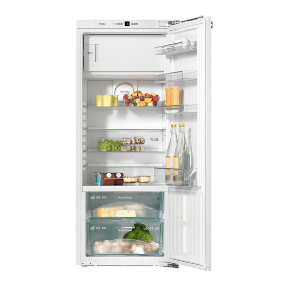 Miele K 37282 iDF Notice De Montage Et D'utilisation