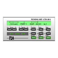 TLA TUNING SET CTS-32-L Mode D'emploi