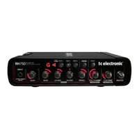 TC Electronic RH750 Mode D'emploi