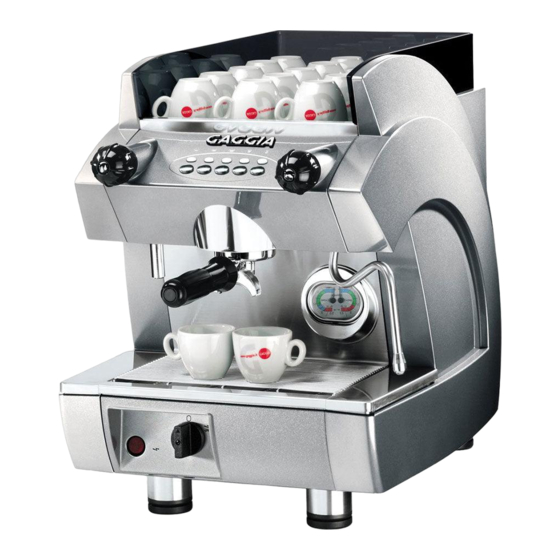 Gaggia GE ONE Manuels