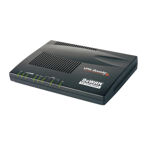 BeWAN VPN Booster 8 Guide De Démarrage