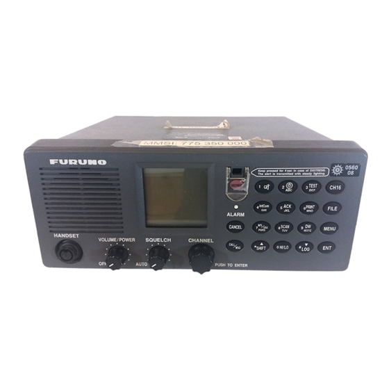 Furuno FM-8800D Guide D'utilisation