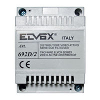 Elvox 692D/2 Mode D'emploi Et Connexion