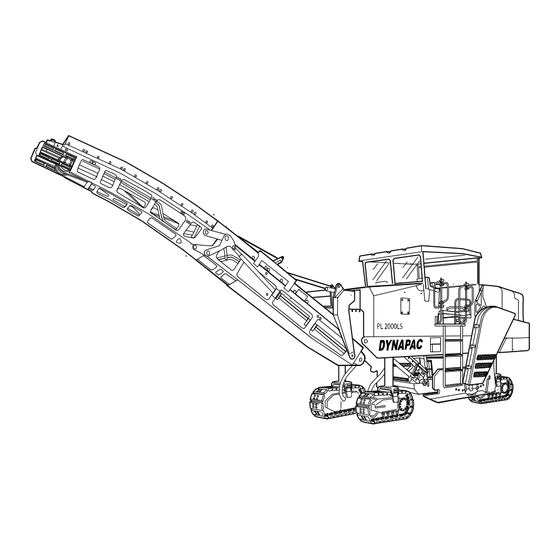 Dynapac PL 2000 S Manuel De Service