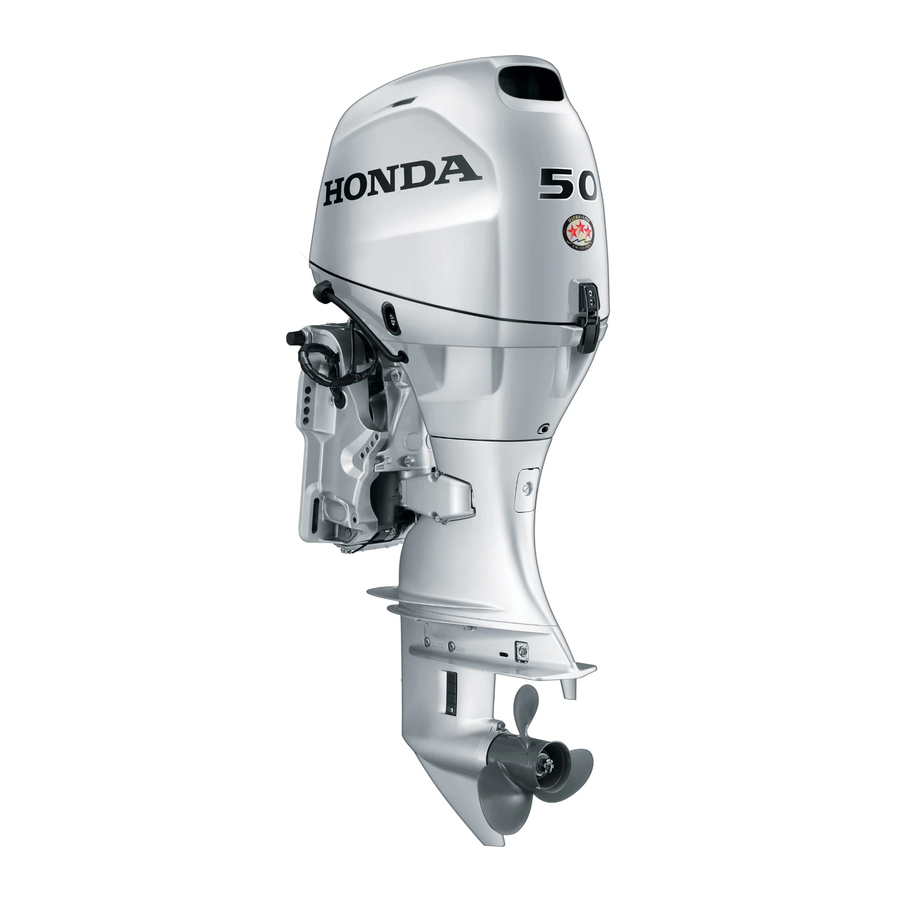 HONDA marine BF40D Instructions D'utilisation