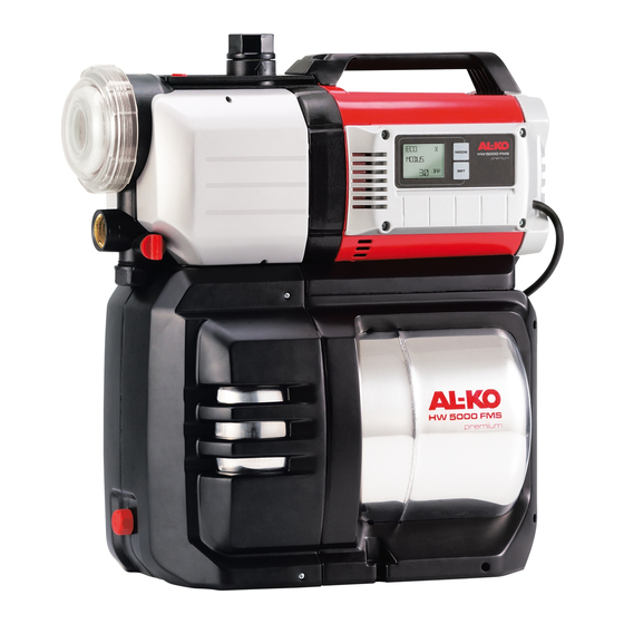 AL-KO HW 5000 FMS Premium Notice D'utilisation Originale