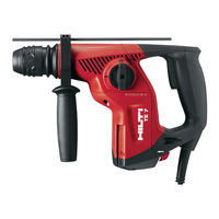 Hilti TE 7 Manuel D'utilisation