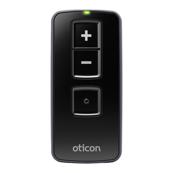 oticon Télécommande 2.0 Mode D'emploi