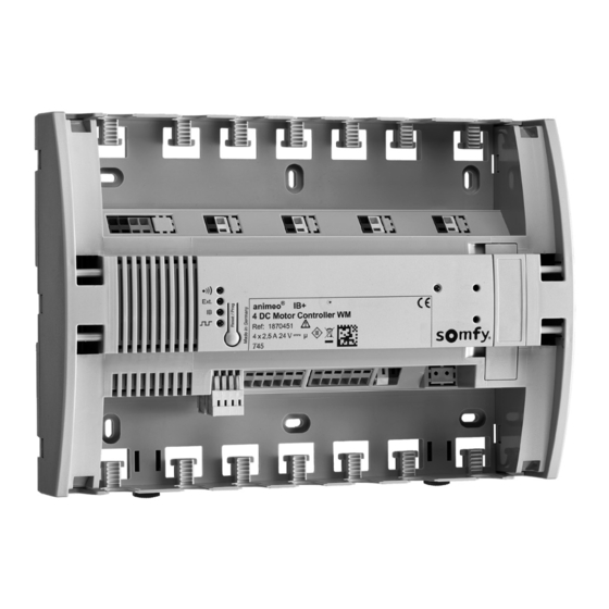 SOMFY animeo IB+ 4 Notice D'installation