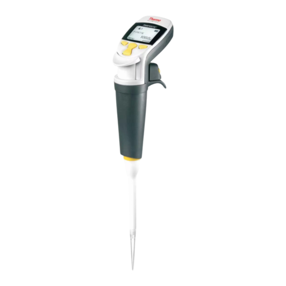 Thermo Scientific Finnpipette Novus Manuel D'utilisation