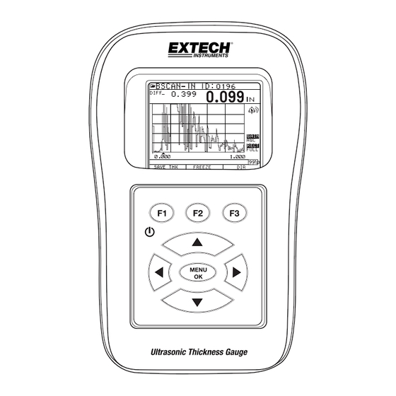 Extech TKG250 Manuel D'utilisation