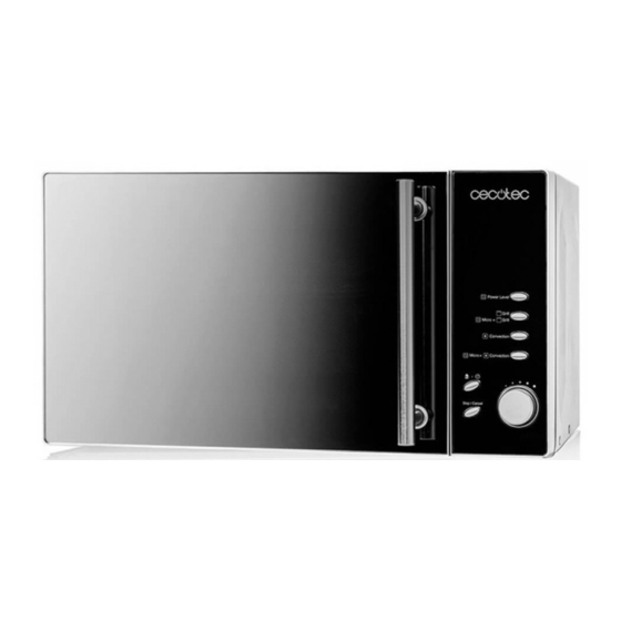 cecotec MICROONDAS CONVECTION 2500 Manuel D'instructions