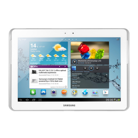 Samsung Galaxy TAB2 P5100 Mode D'emploi