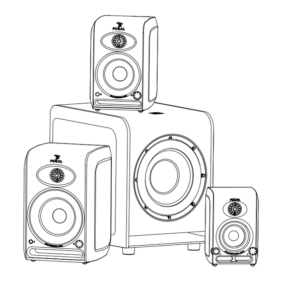 Focal Professional CMS 40 Manuel D'utilisation