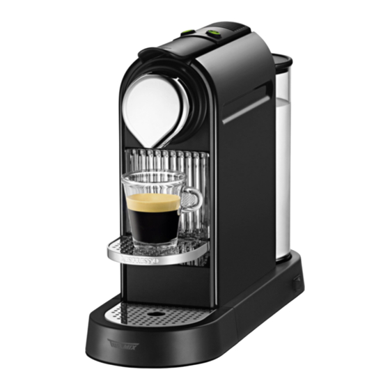 Nespresso CITIZ Manuel D'instructions