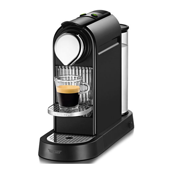 Nespresso CITIZ Mode D'emploi