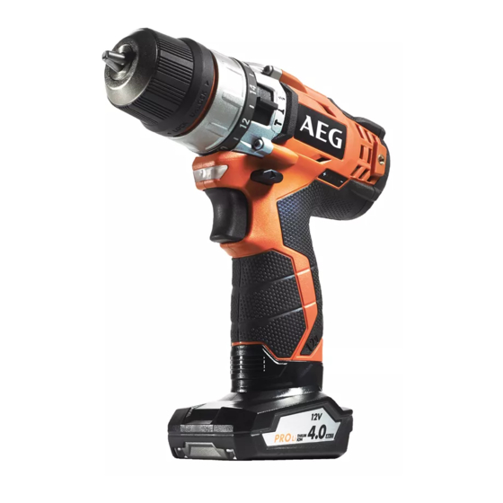 AEG BSB 12C2 Notice Originale