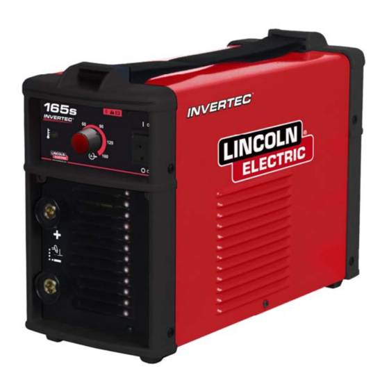 Lincoln Electric INVERTEC 165S Manuel D'utilisation