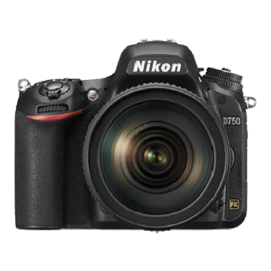 Nikon D750 NU Manuel D'utilisation