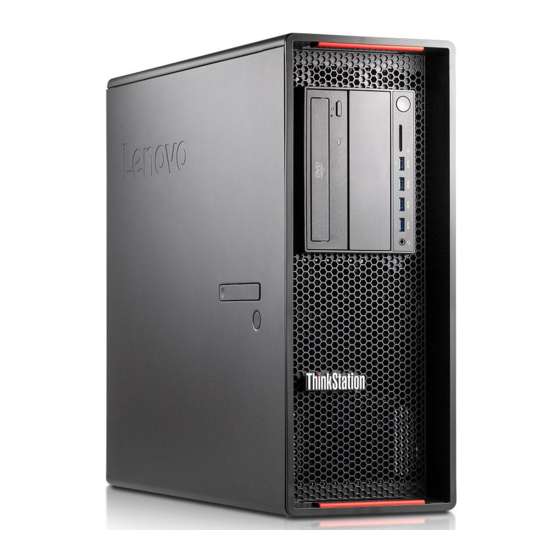 Lenovo ThinkStation P510 Guide D'utilisation