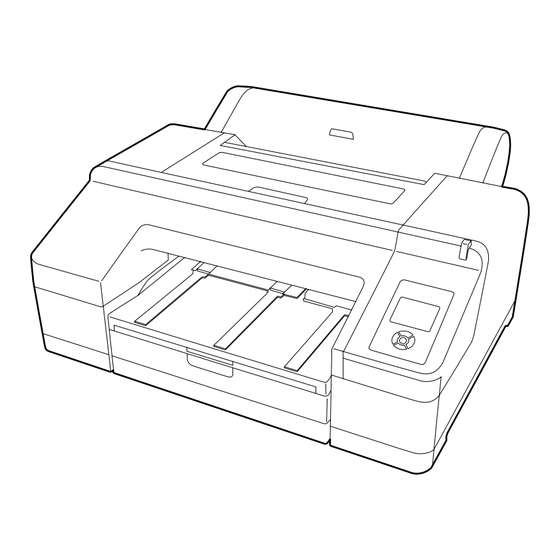 Epson Stylus Pro 4900 Guide D'installation