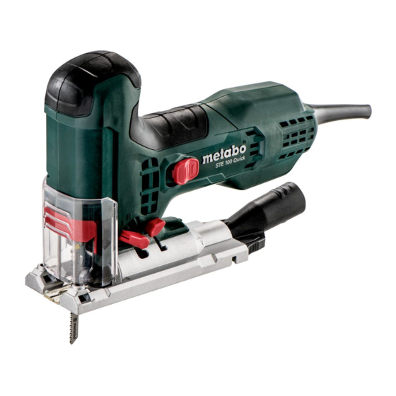 Metabo STE 100 Quick Manuels