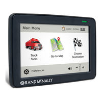 Rand McNally TRUCK GPS TND 525 Guide De Démarrage Rapide