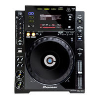 Pioneer CDJ-900 Mode D'emploi