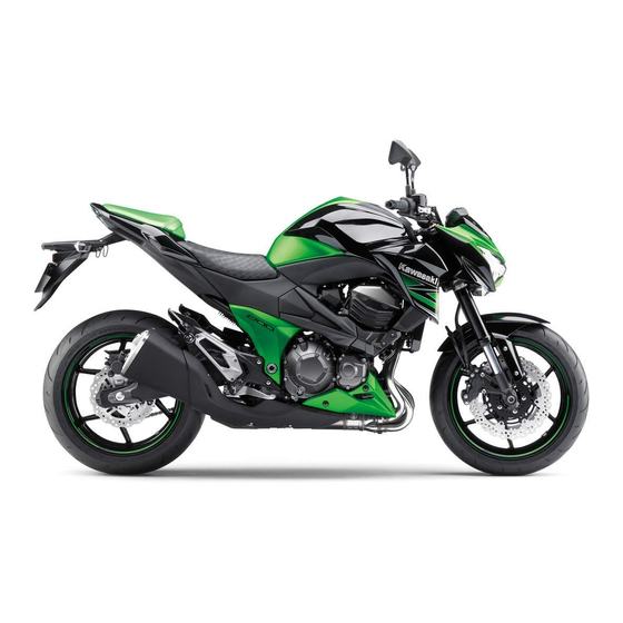 Kawasaki Z800 2013 Manuels