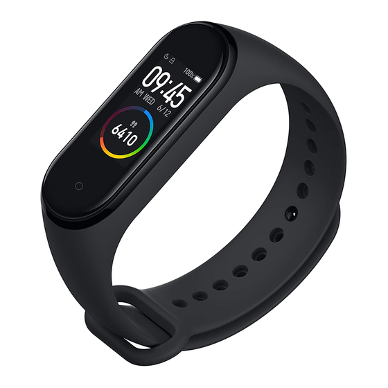 Xiaomi Mi Smart Band 4 Mode D'emploi