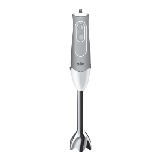 Braun Multiquick MQ500 Mode D'emploi