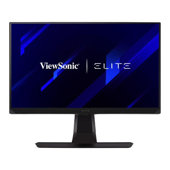 ViewSonic XG270 Manuel Utilisateur