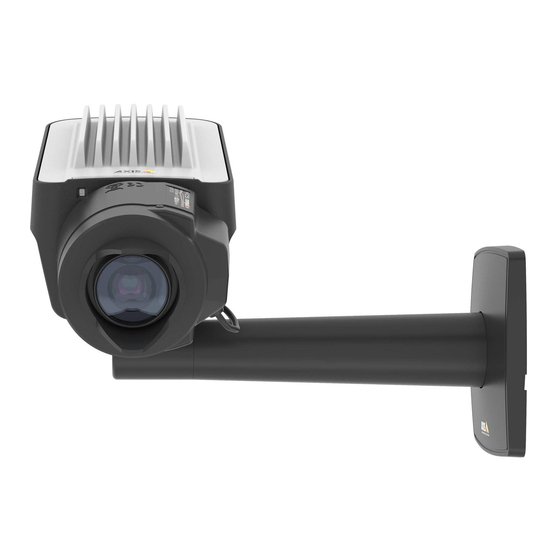 Axis Q1645 Manuel D'utilisation