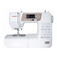 Janome 3160 qdc Manuel D'utilisation