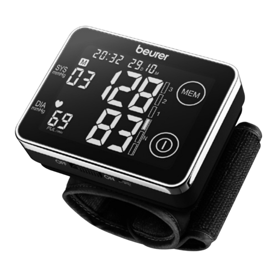 Beurer medical BC 58 Mode D'emploi
