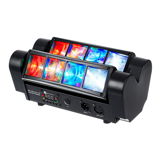 thomann Fun generation MiniSpider FX 8 x 3 W RGBW Notice D'utilisation